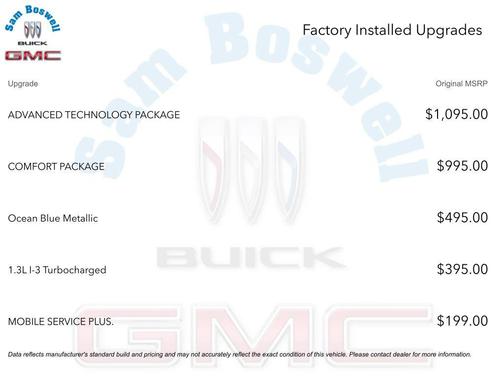 Ocean Blue Metallic 2026 Buick Encore GX Preferred