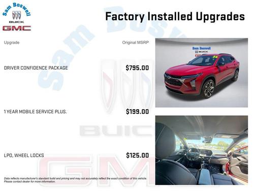 Apex Red 2026 Chevrolet Trax FWD 2RS