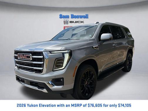 Sterling Metallic 2026 GMC Yukon 2WD Elevation