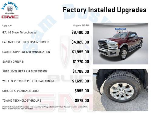 Delmonico Red Pearlcoat 2021 RAM 2500 Laramie Crew Cab 4x4 6'4' Box