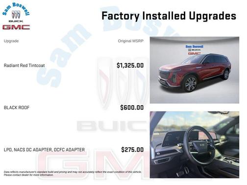 Radiant Red Tintcoat 2026 Cadillac VISTIQ Luxury