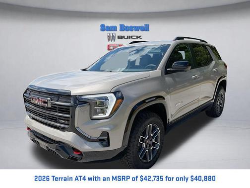 Riverstone Metallic 2026 GMC Terrain AWD AT4
