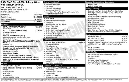 2024 GMC Sierra 2500 Denali