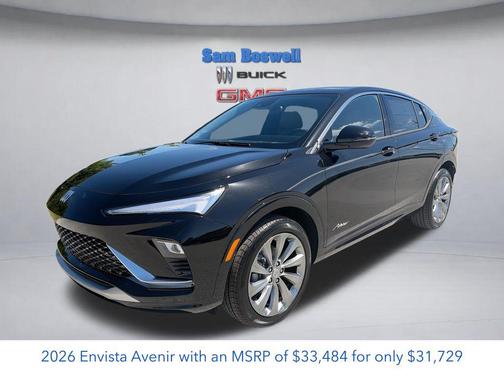 Ebony Twilight Metallic 2026 Buick Envista Avenir FWD