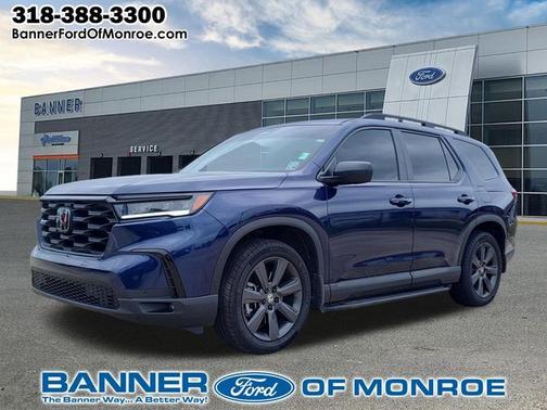 Blue Metallic 2025 Honda Pilot SPORT