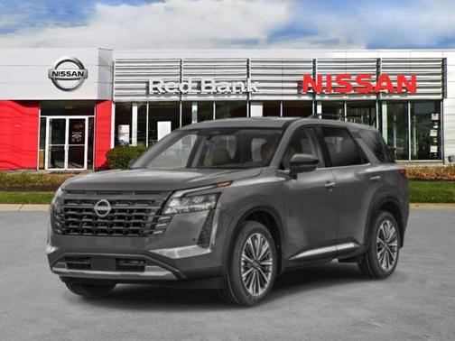 Gun Metallic 2026 Nissan Pathfinder Platinum