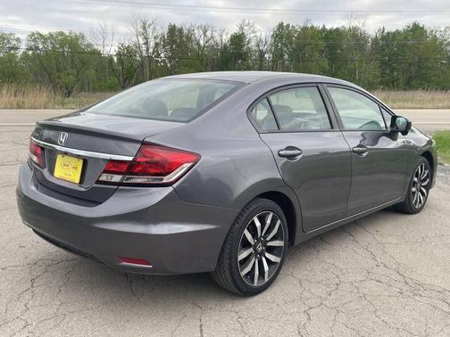 Gray 2015 Honda Civic EX-L