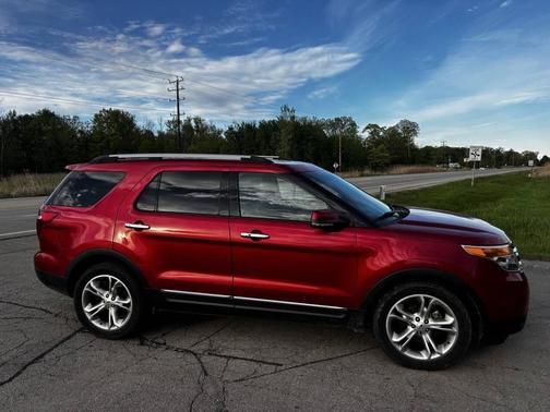 Red 2012 Ford Explorer Limited