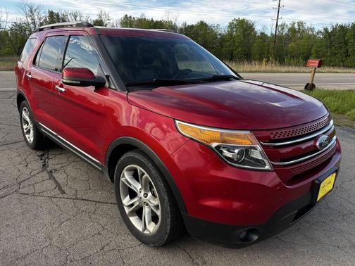 Red 2012 Ford Explorer Limited