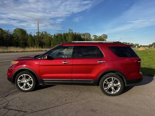Red 2012 Ford Explorer Limited