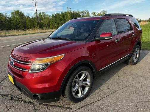 Red 2012 Ford Explorer Limited