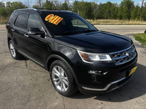 Black 2018 Ford Explorer Limited