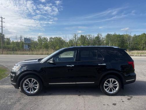 Black 2018 Ford Explorer Limited
