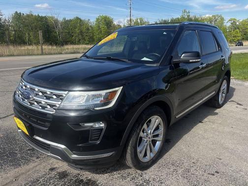 Black 2018 Ford Explorer Limited