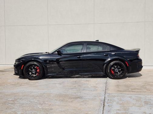 Pitch Black Clearcoat 2023 Dodge Charger SRT Hellcat Widebody Jailbreak