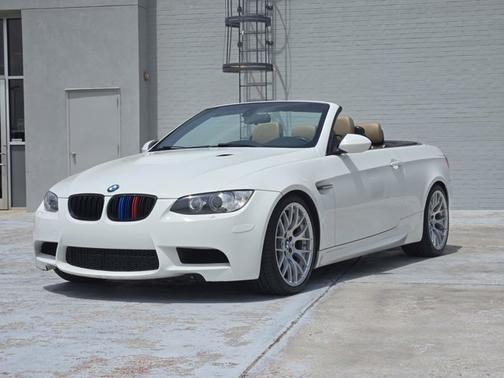 White 2010 BMW M3 2DR CONV