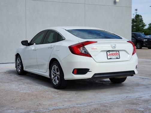 White 2016 Honda Civic LX