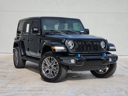 Black Clearcoat 2024 Jeep Wrangler 4xe High Altitude