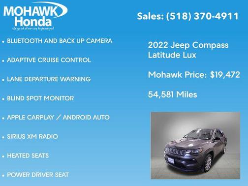 2022 Jeep Compass Latitude Lux