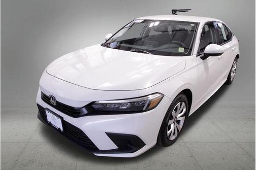 Platinum White Pearl 2024 Honda Civic LX