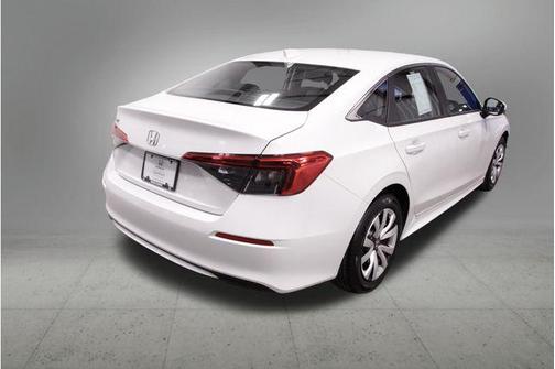 Platinum White Pearl 2024 Honda Civic LX