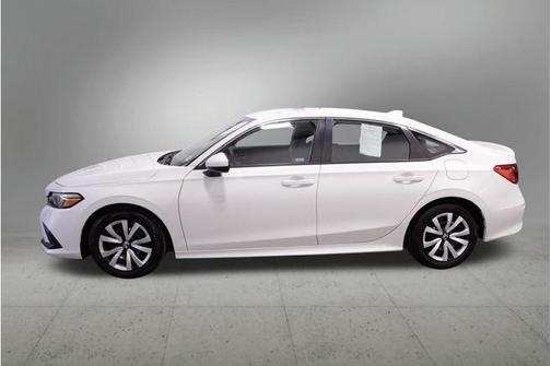 Platinum White Pearl 2024 Honda Civic LX