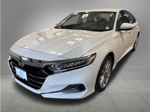 Platinum White Pearl 2021 Honda Accord LX 1.5T