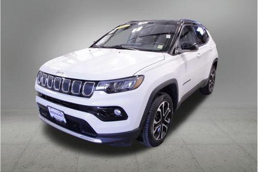 Bright White Clearcoat 2022 Jeep Compass Limited