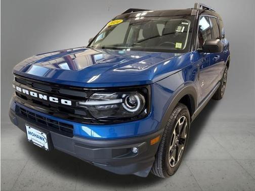 Atlas Blue Metallic 2024 Ford Bronco Sport Outer Banks