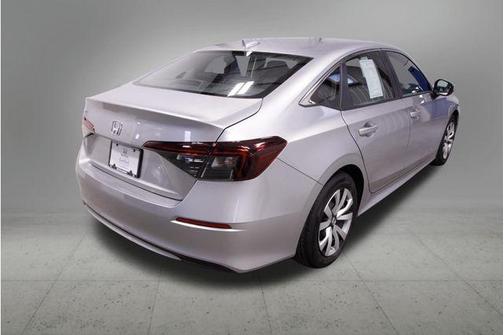 Solar Silver Metallic 2025 Honda Civic LX