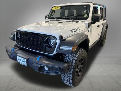 Bright White Clearcoat 2024 Jeep Wrangler 4xe Willys