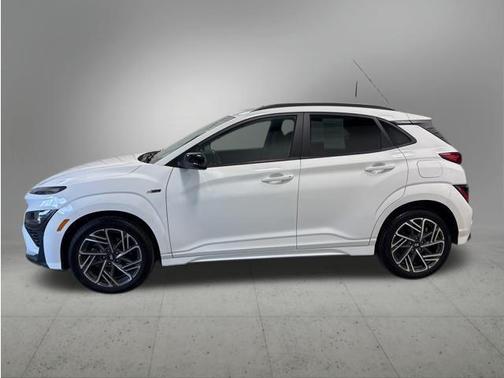 Lunar White 2023 Hyundai KONA N Line