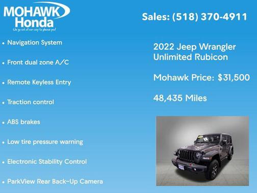 2022 Jeep Wrangler Unlimited Rubicon
