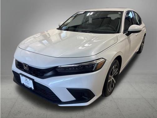 Platinum White Pearl 2024 Honda Civic LX