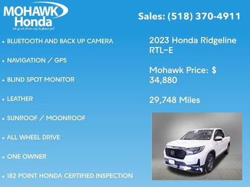 2023 Honda Ridgeline RTL-E