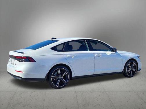 White 2026 Honda Accord Hybrid Sport