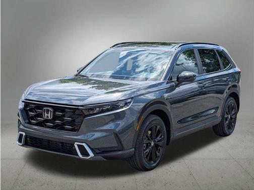 Gray 2026 Honda CR-V Hybrid Sport Touring AWD