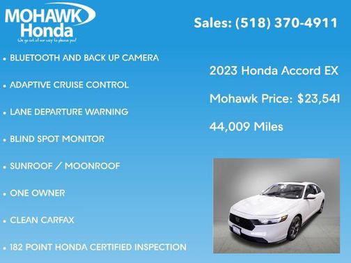 2023 Honda Accord EX 1.5T