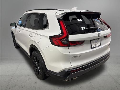 Platinum White Pearl 2025 Honda CR-V Hybrid Sport AWD