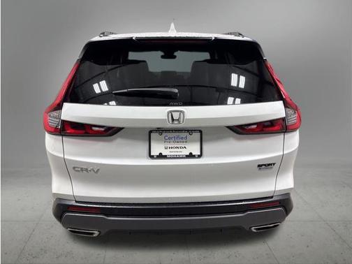 Platinum White Pearl 2025 Honda CR-V Hybrid Sport AWD