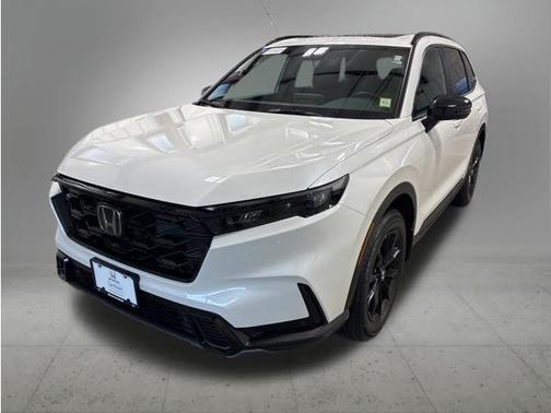 Platinum White Pearl 2025 Honda CR-V Hybrid Sport AWD