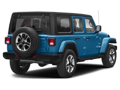 Hydro Blue Pearl Coat 2022 Jeep Wrangler Unlimited Sahara