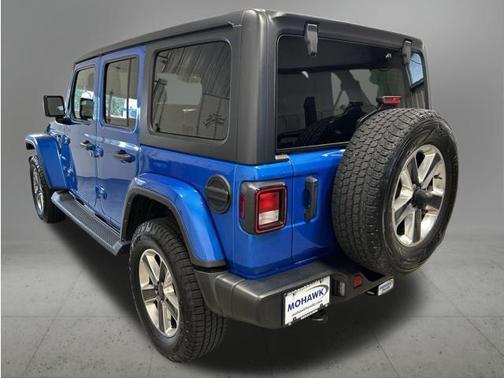 Hydro Blue Pearl Coat 2022 Jeep Wrangler Unlimited Sahara