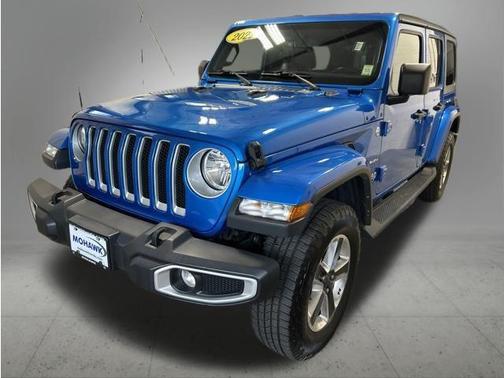 Hydro Blue Pearl Coat 2022 Jeep Wrangler Unlimited Sahara