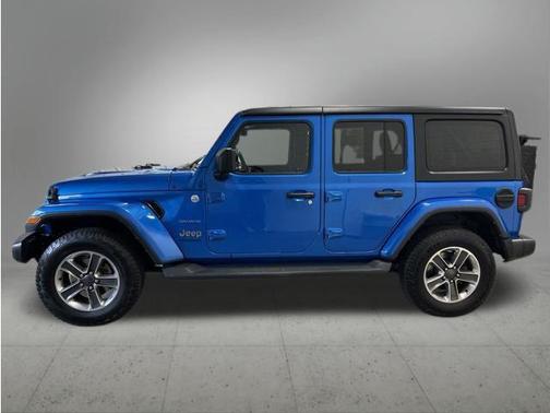 Hydro Blue Pearl Coat 2022 Jeep Wrangler Unlimited Sahara
