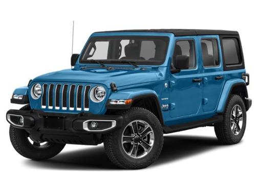 Hydro Blue Pearl Coat 2022 Jeep Wrangler Unlimited Sahara