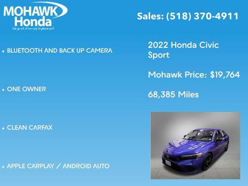 2022 Honda Civic Sport