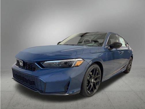 Blue 2026 Honda Civic Sport