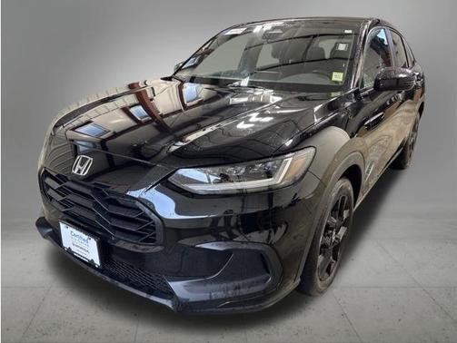 Crystal Black Pearl 2024 Honda HR-V AWD Sport