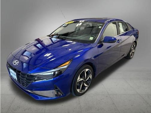 Intense Blue 2023 Hyundai ELANTRA HEV Limited